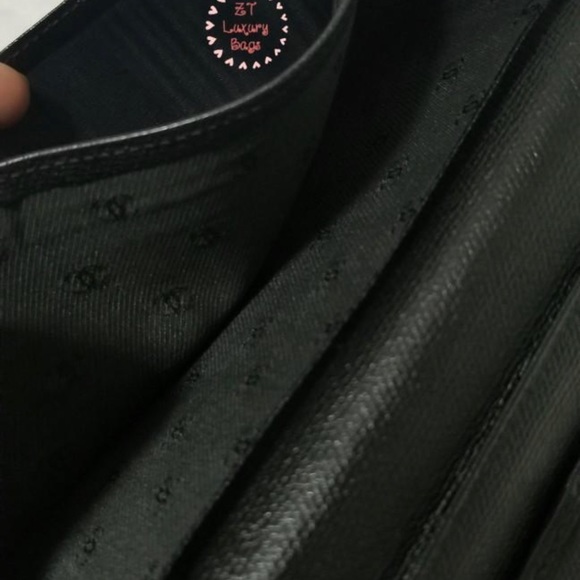 CHANEL black long wallet. Guaranteed authentic. - Picture 4 of 10